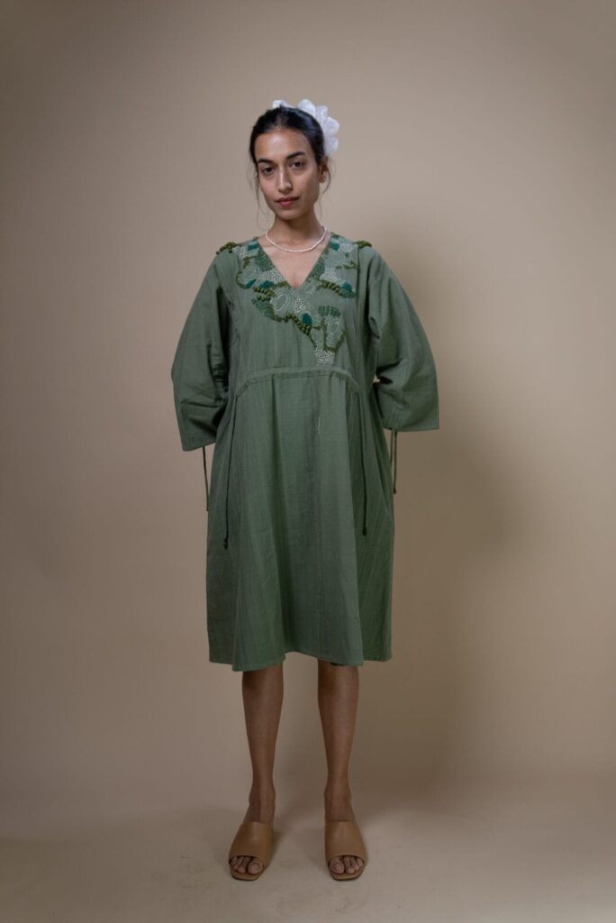 Meadows Ruched Dress