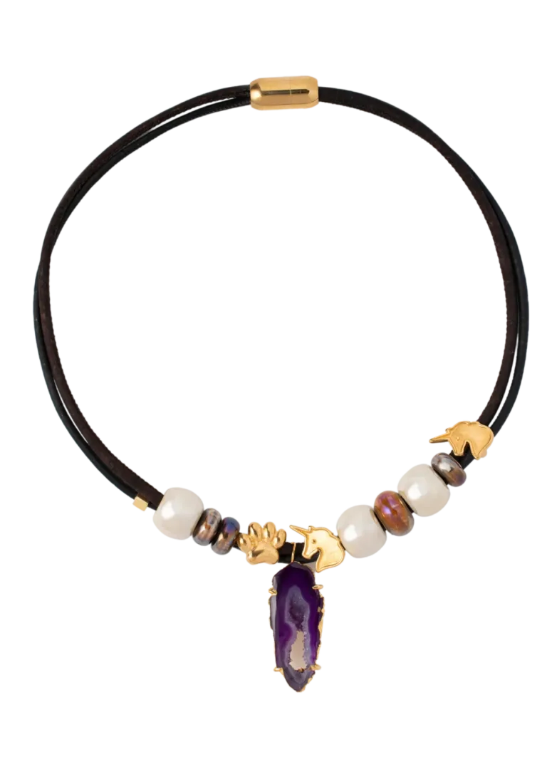 Forest Ceramic Necklace