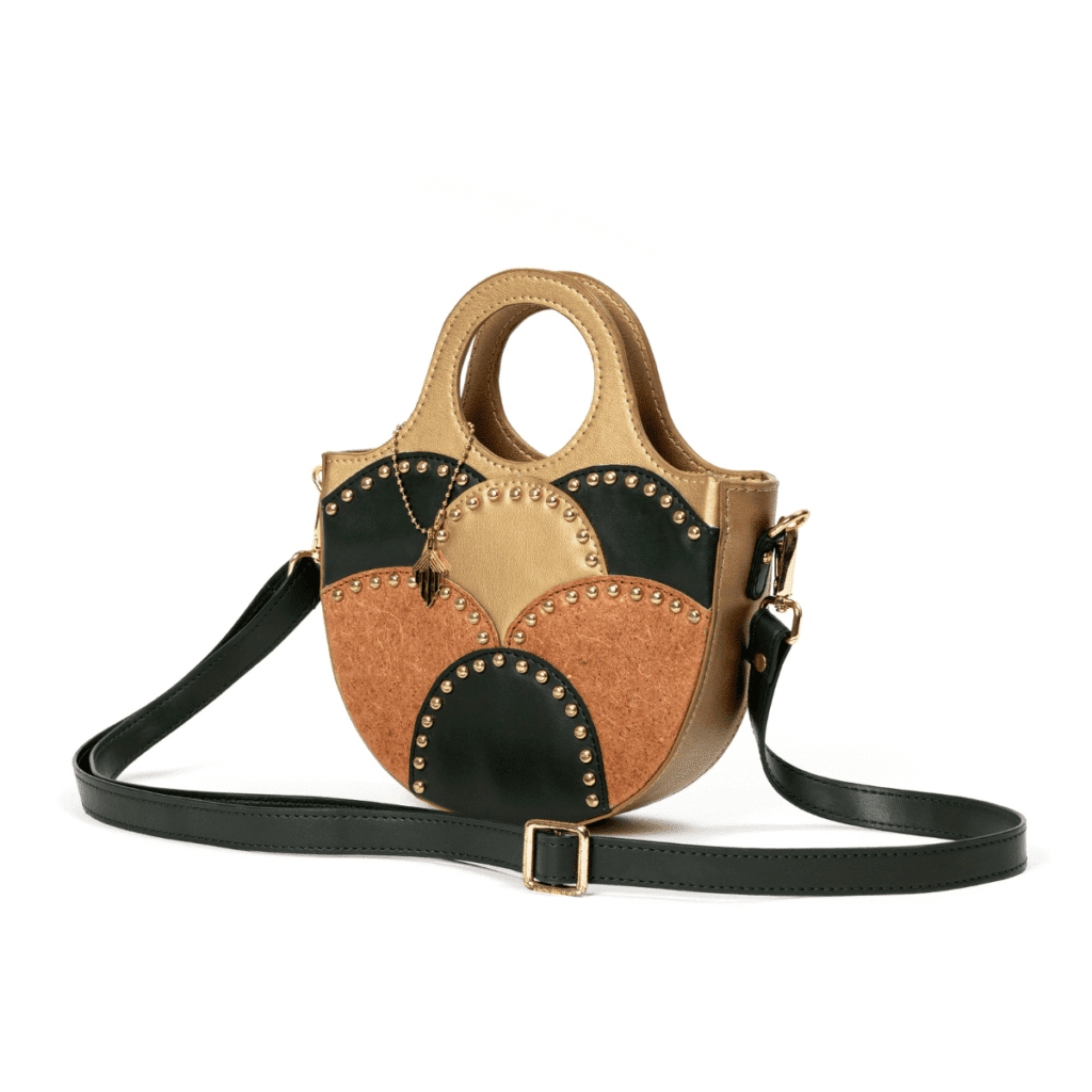 Savannah Vegan Leather Sling - Blac
