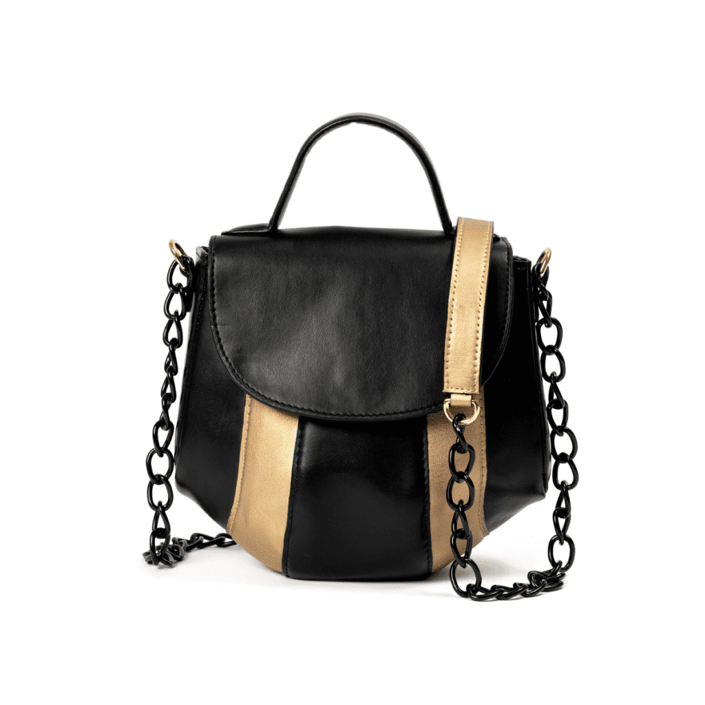 Aurora Vegan Leather Sling - Black