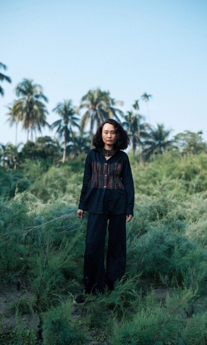 Upcycled Hunza Shirt - Black Copper