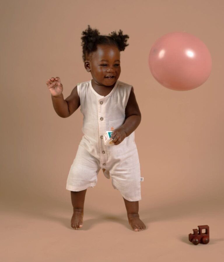 Lil Sea Sparkle Muslin Romper