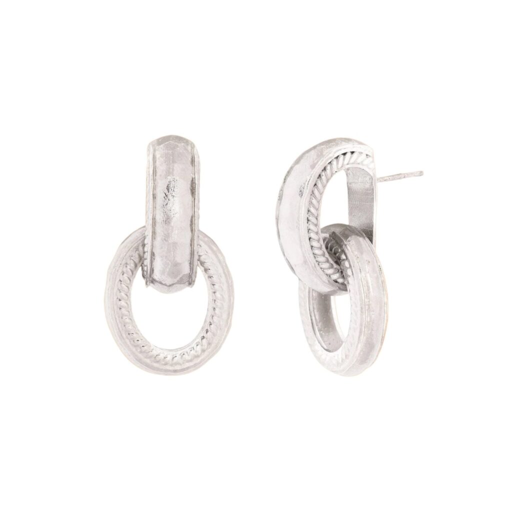 Twisted Rope Interloop Earrings