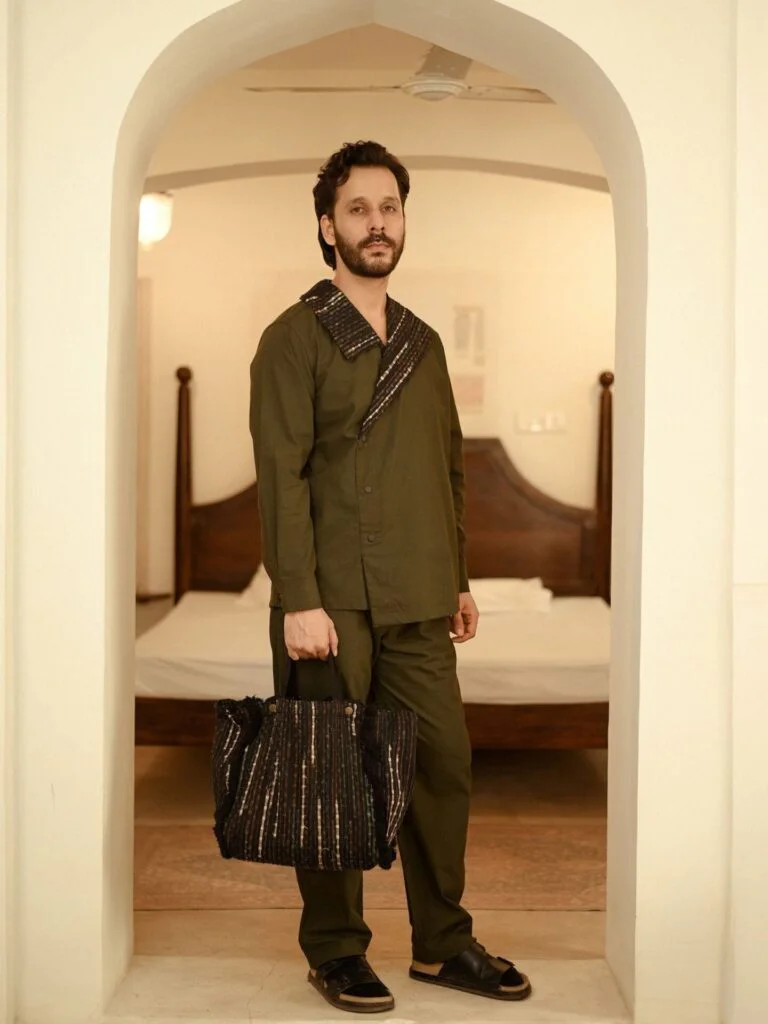 Upcycled Handwoven Arrow Collar Set