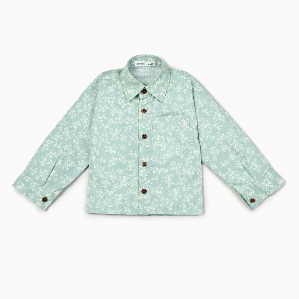 Mint Flora Shirt