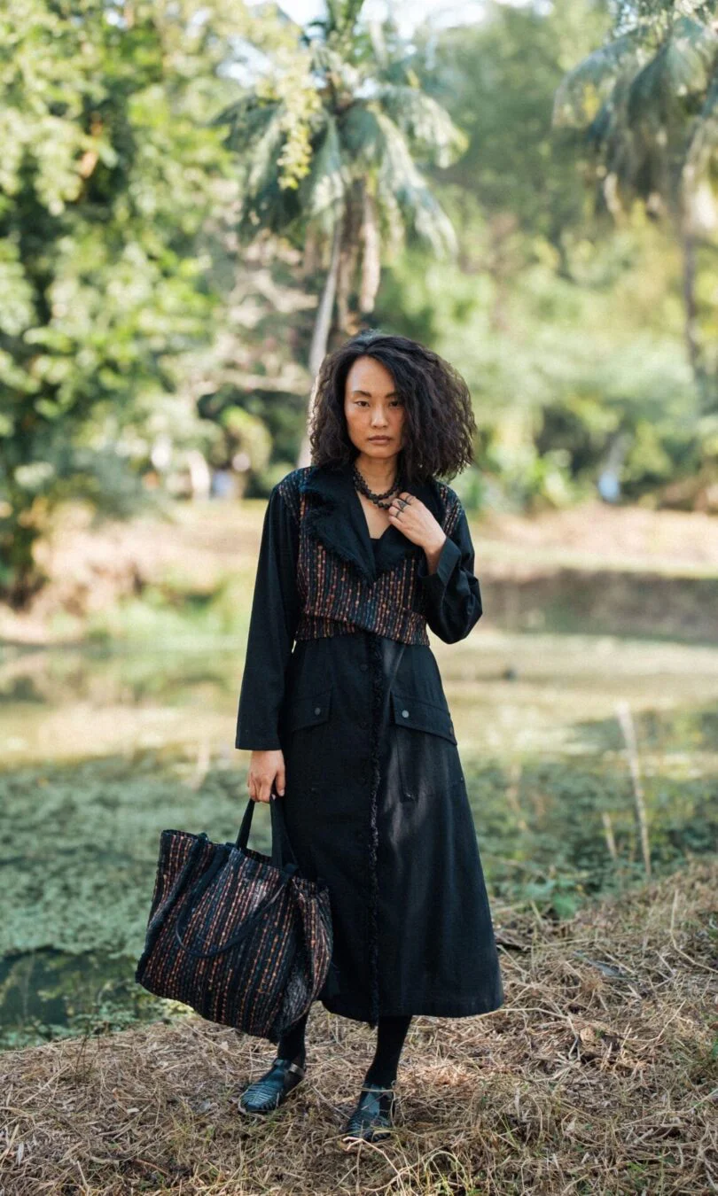 Handwoven Copenhagen Trench - Black