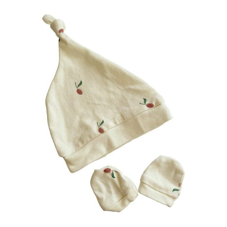 Red Olea Mittens & Hat Set