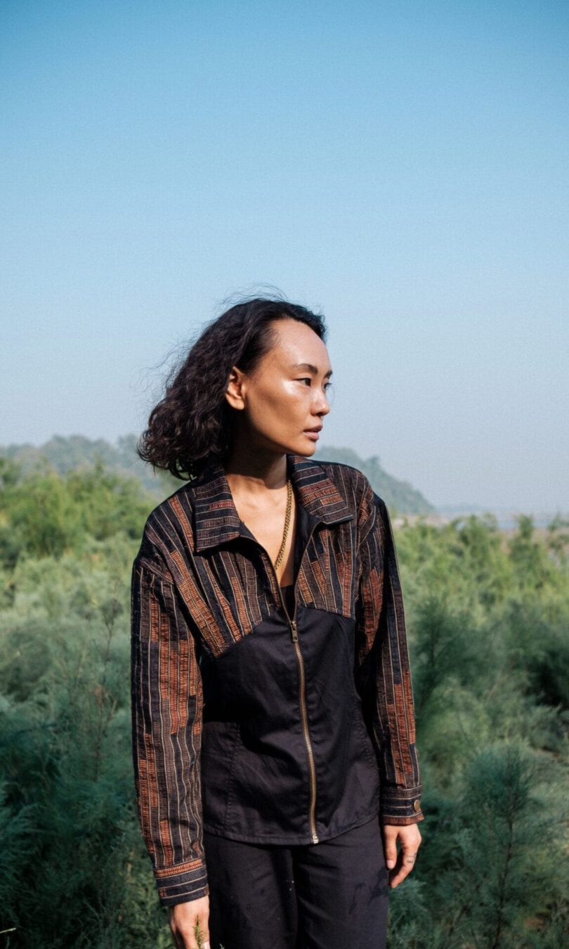 Upcycled Arizona Shirt - Black Copp