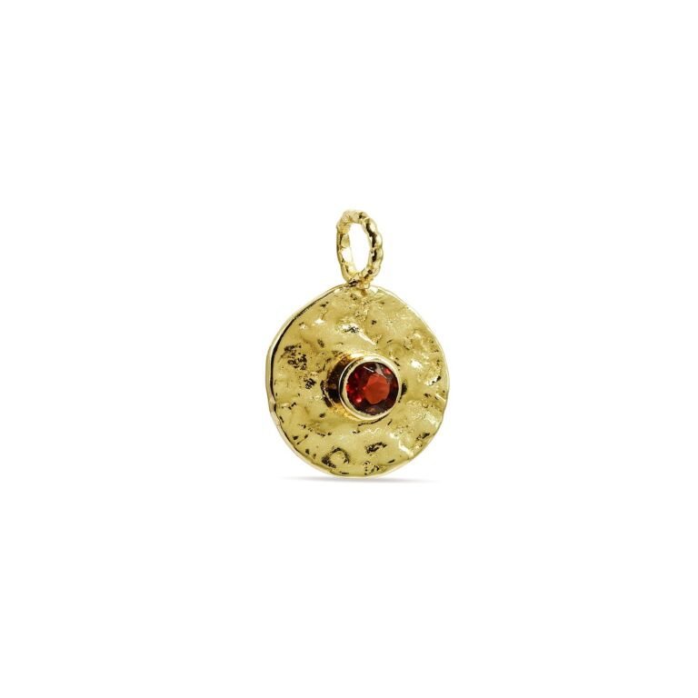 Solar Garnet Charm