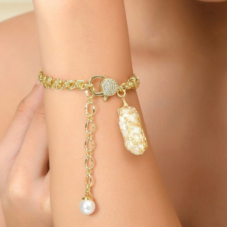 Allure Pearl Mesh Bracelet