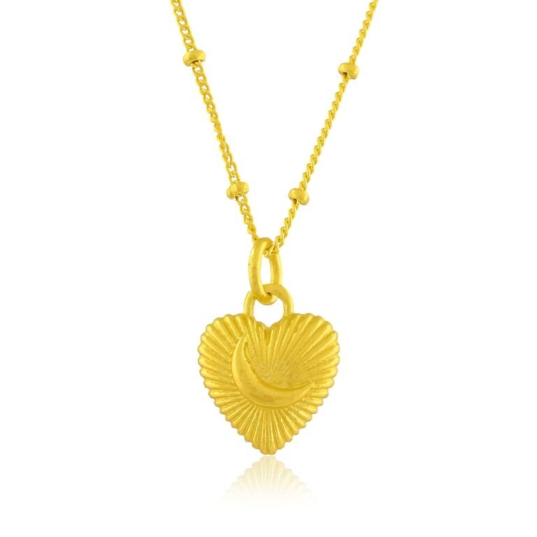 Moonlit Heart Pendant