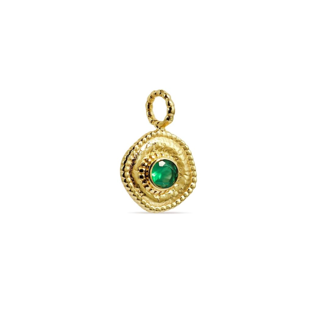 Serene Green Onyx Charm
