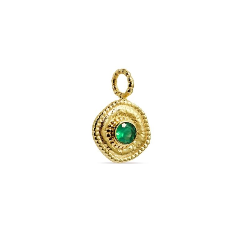 Serene Green Onyx Charm