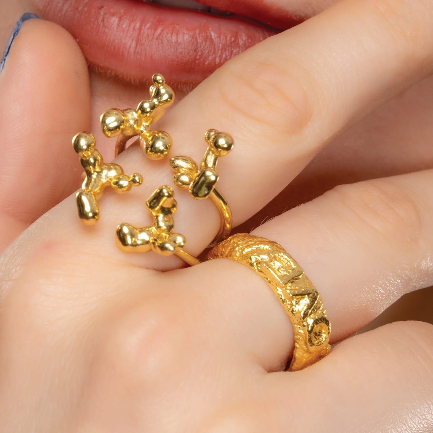 Love Ballad 22KT Gold-Plated Couple