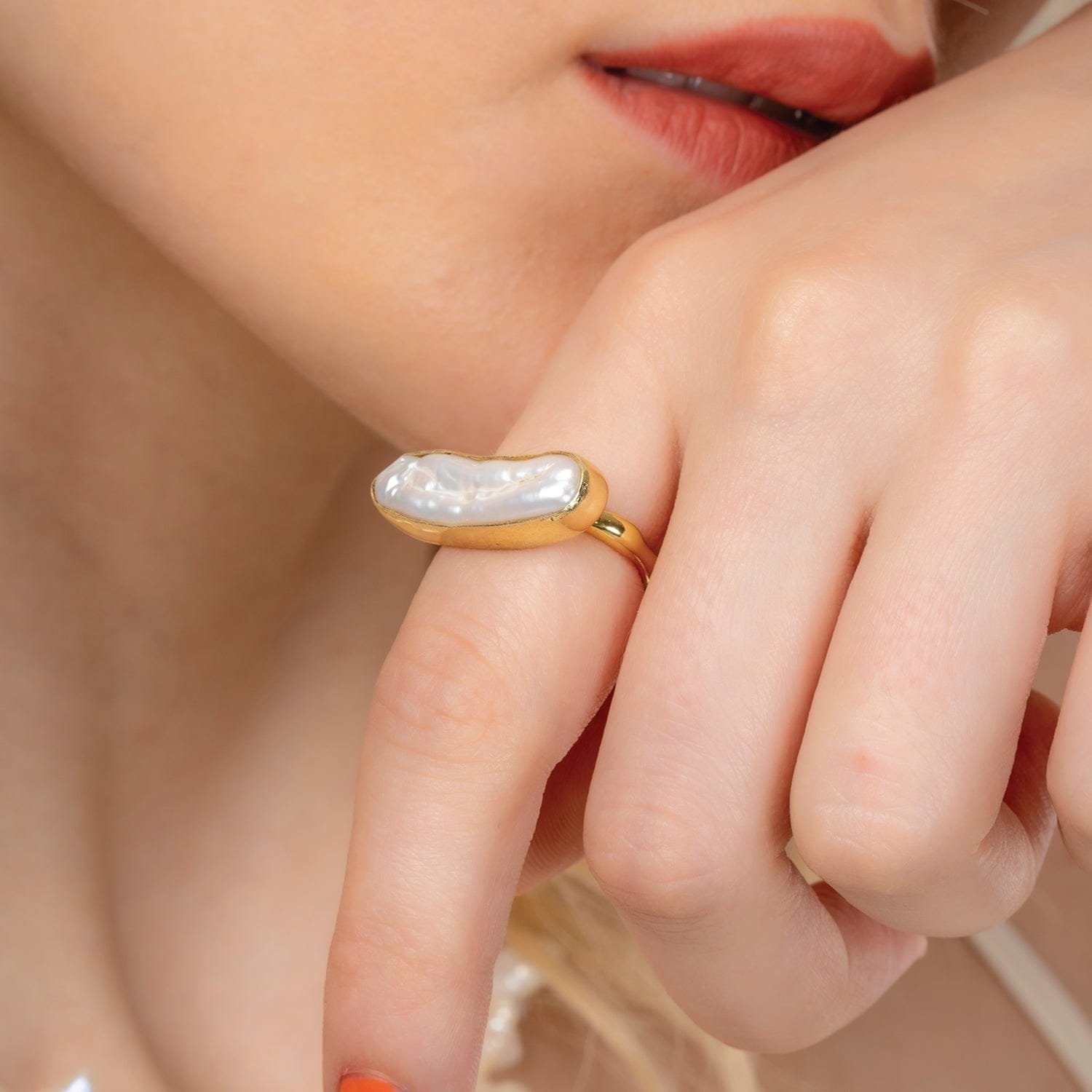 Baroque Pearl Ring - Reverie Ring,