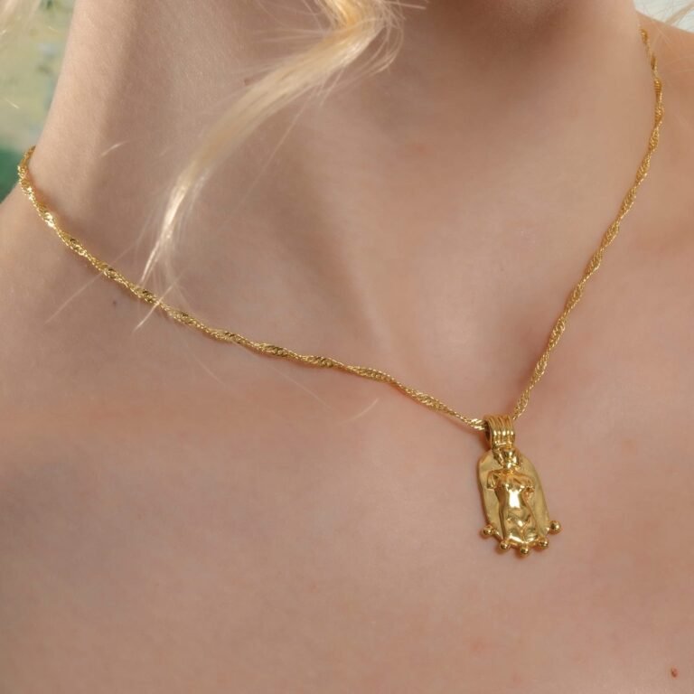 Sculpted Femme Body Necklace