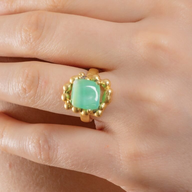 Chrysoprase Ring - Enchanter Ring