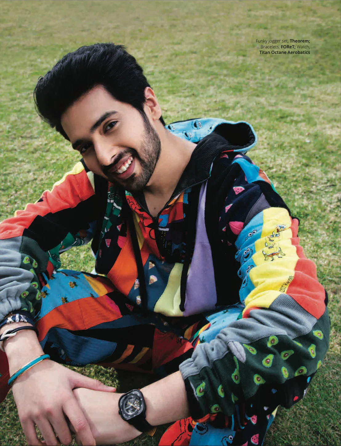 Azure Sunburst: Adjustable Cuff Bra