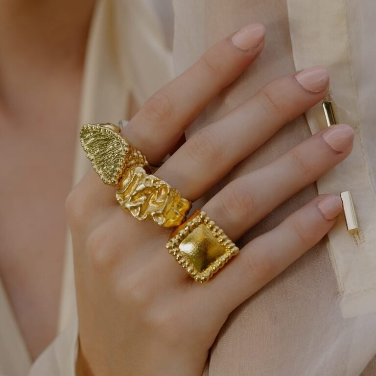Textured Signet Ring