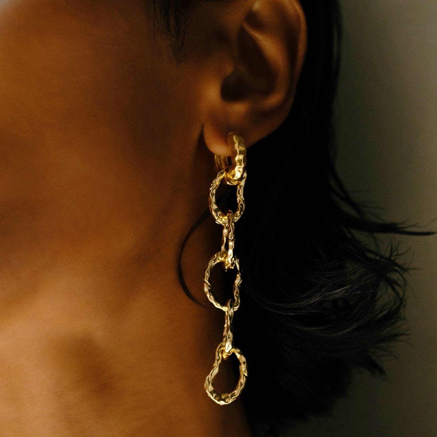 Fortress Link Earrings for Women -