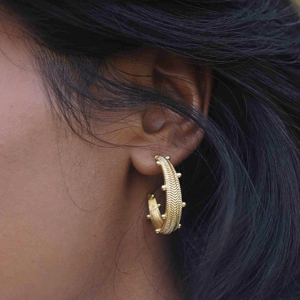 Dew Drops Hoop Earrings for Women a