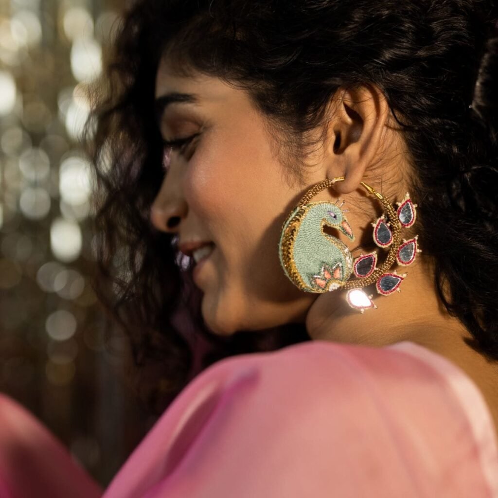 Aamras handmade hoop earrings