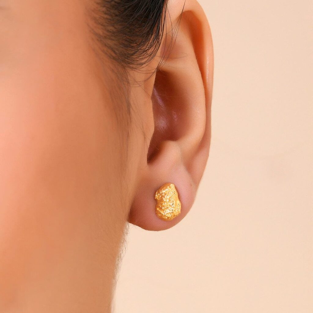 Cobblestone Stud Earrings