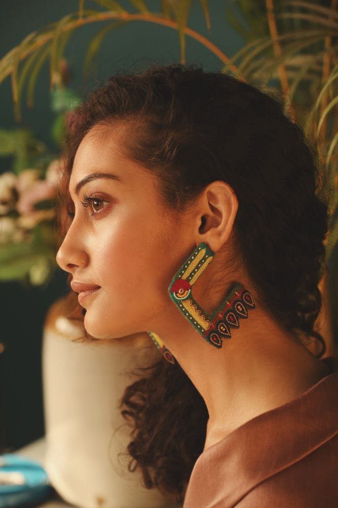 Booyah! Handmade hoop earrings