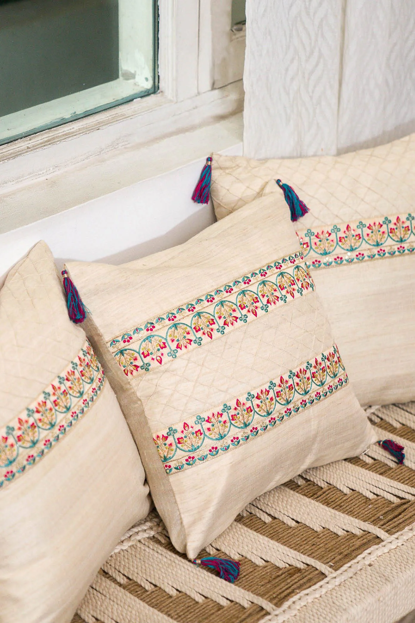 Staite Handwoven Cushions - Set Of