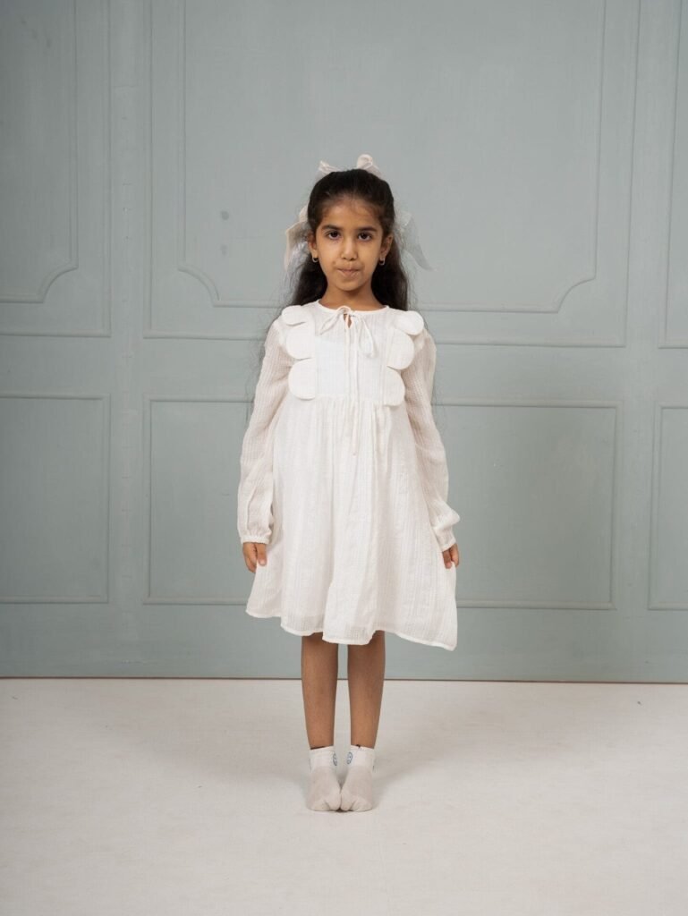 The Cream Check Picnic Dress