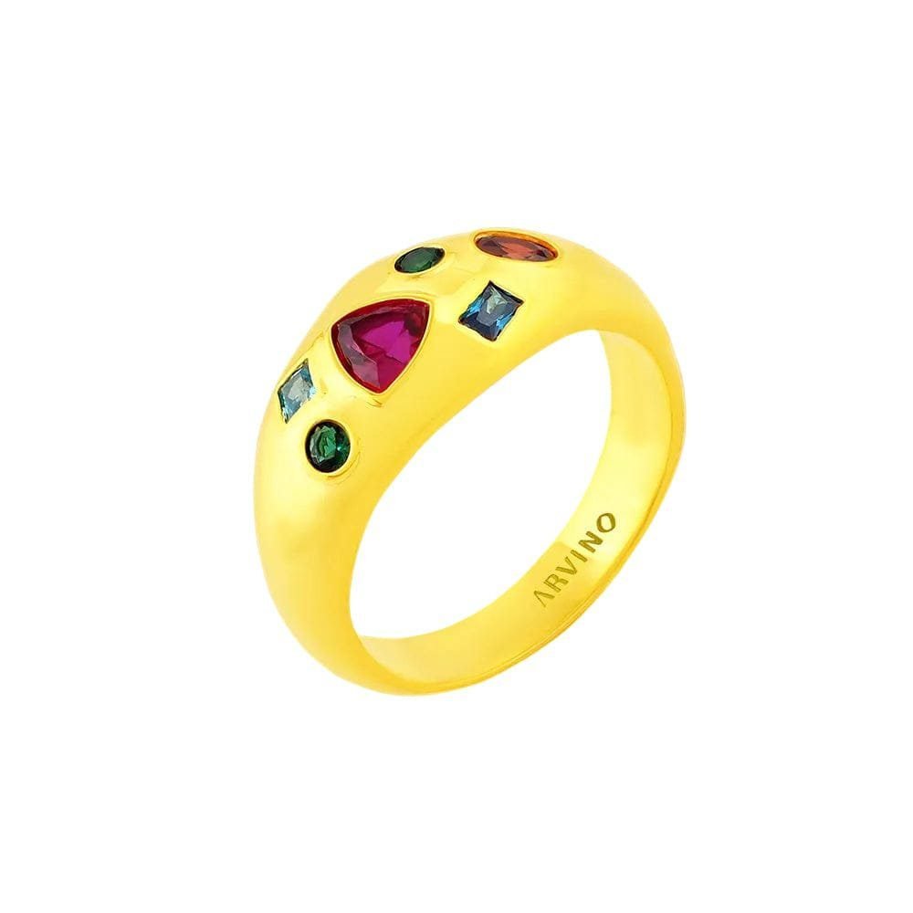 Bezel Bounty Multi-Stone Ring - Spa