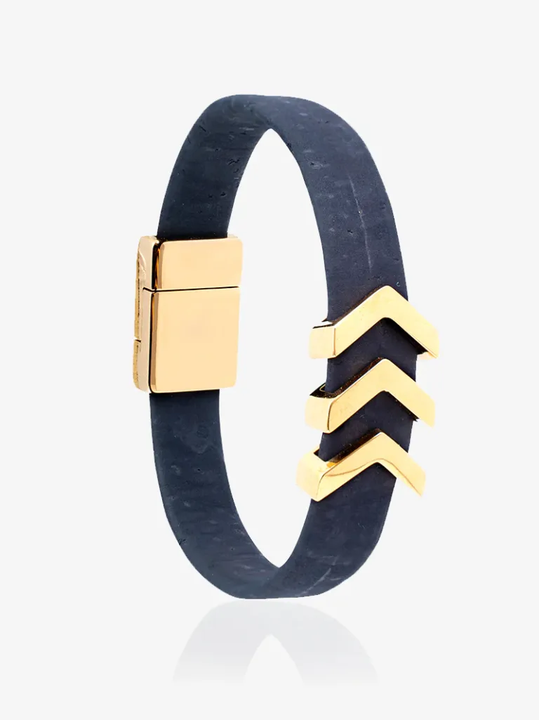 Rise Navy Gold Bracelet