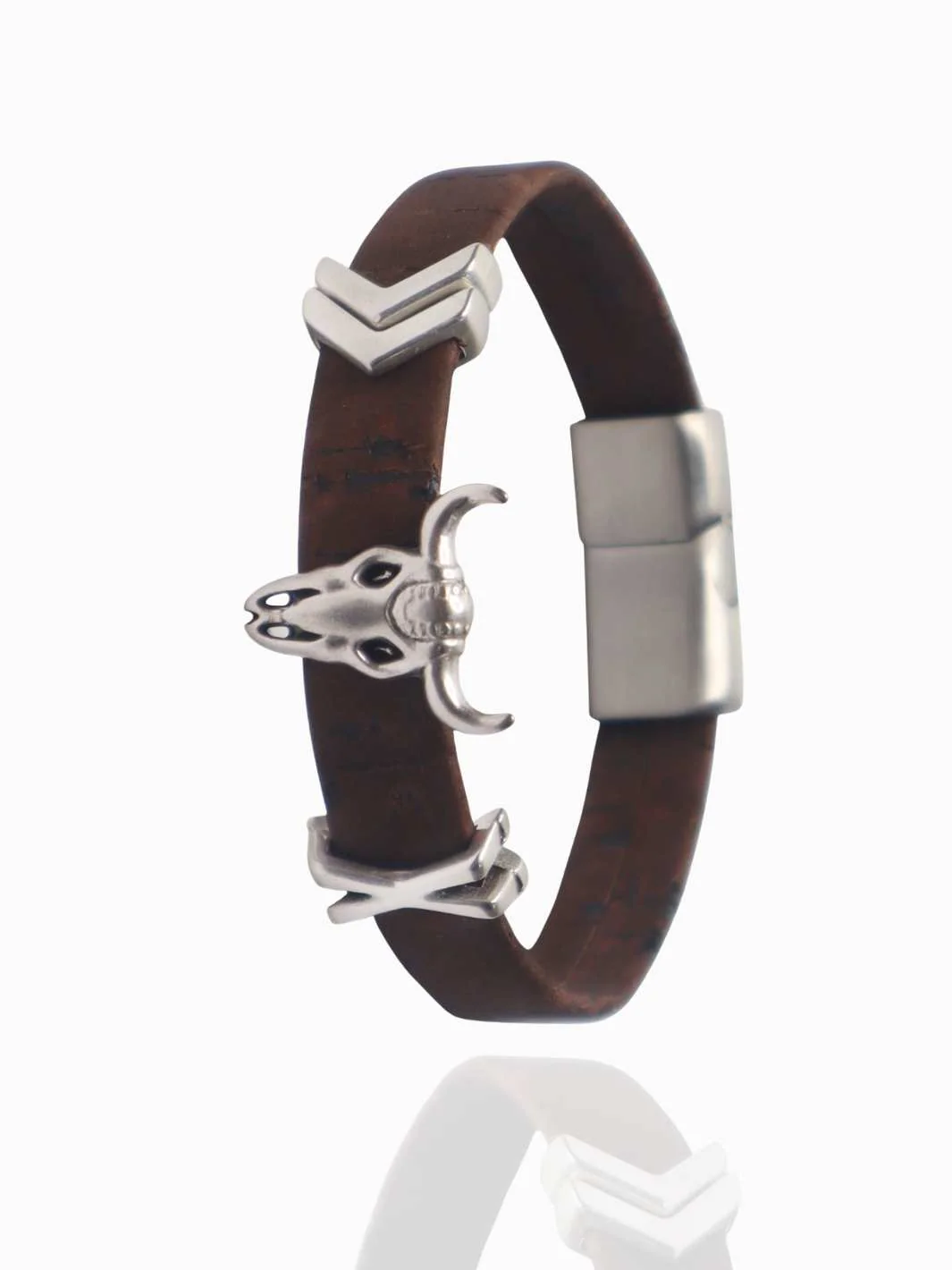 Vegan Cork Wilde Beast Mens Bracele