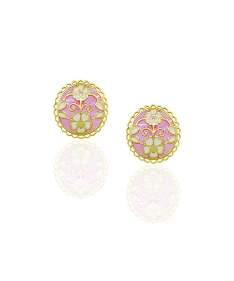 Gulaabi Keerat Stud Earrings