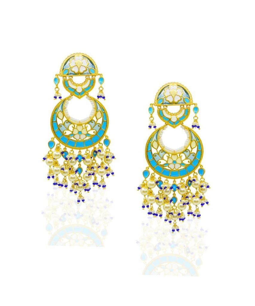 Feroza Chandbali Earrings