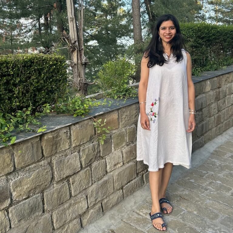 White Birds & Blossoms Dress