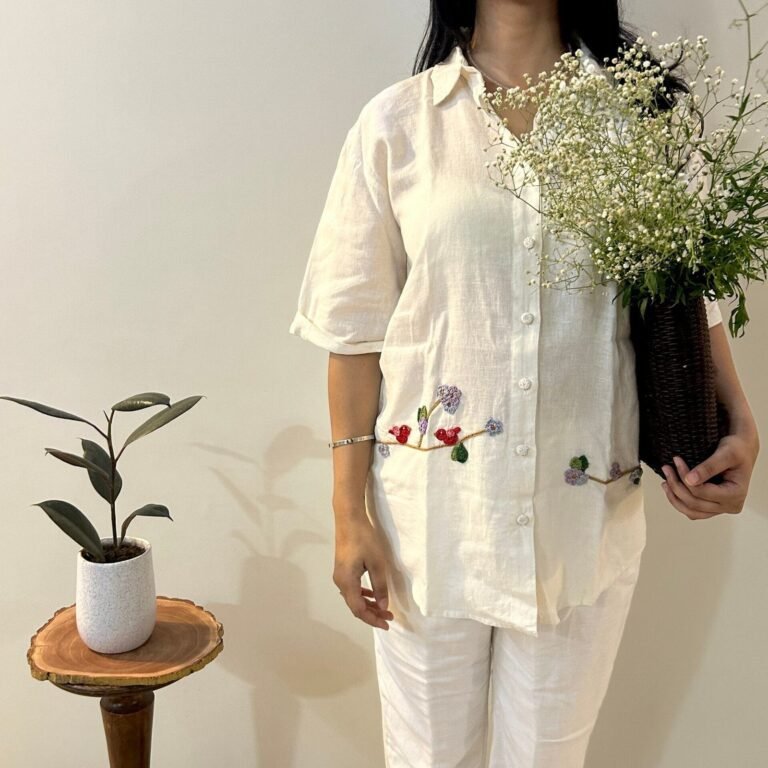 White Serene Shirt & Trouser