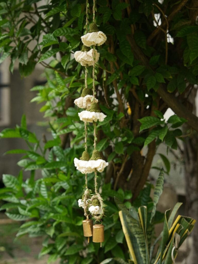 Ecru Marigold Hanging Duo