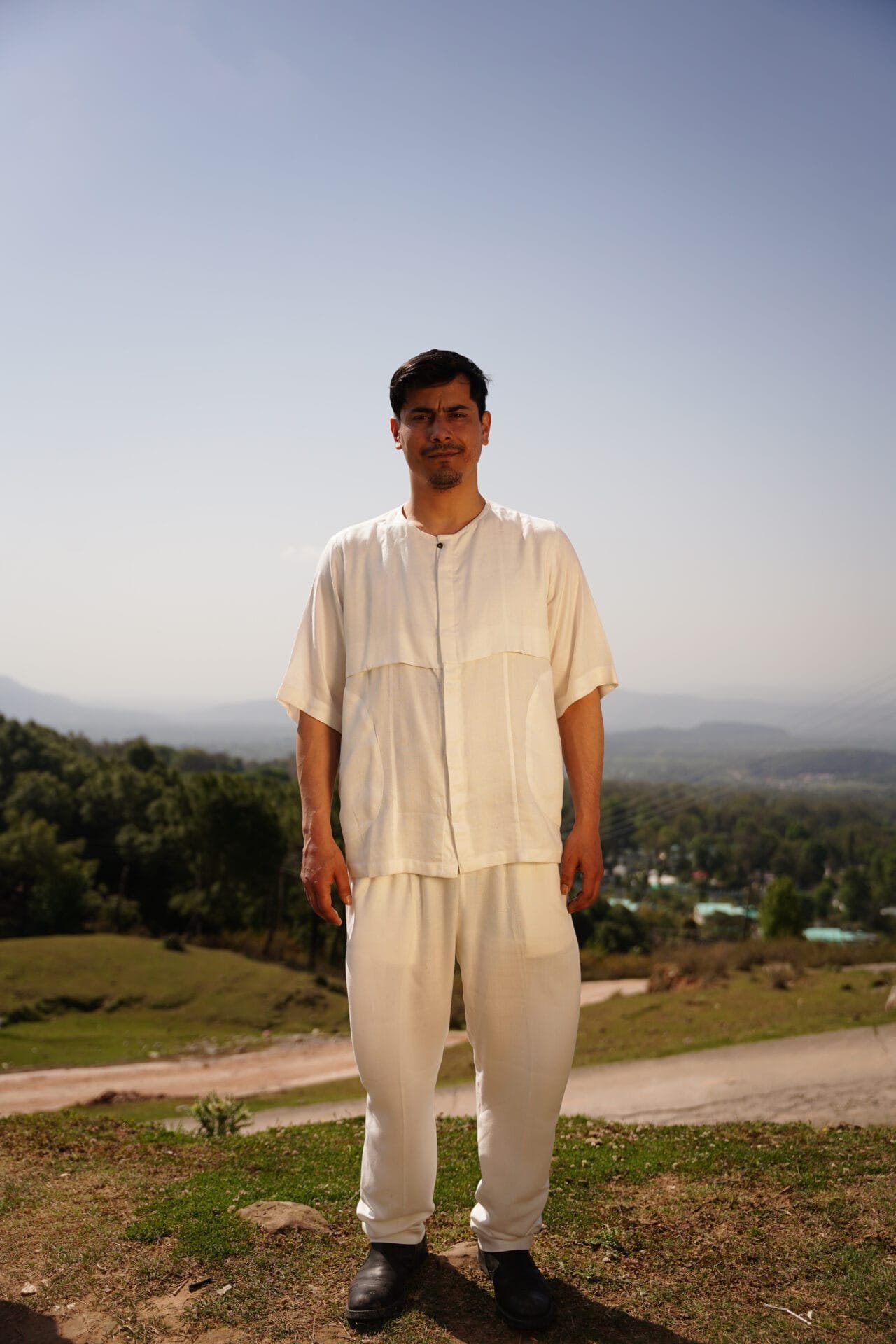 Lotus Silk Boxy Shirt