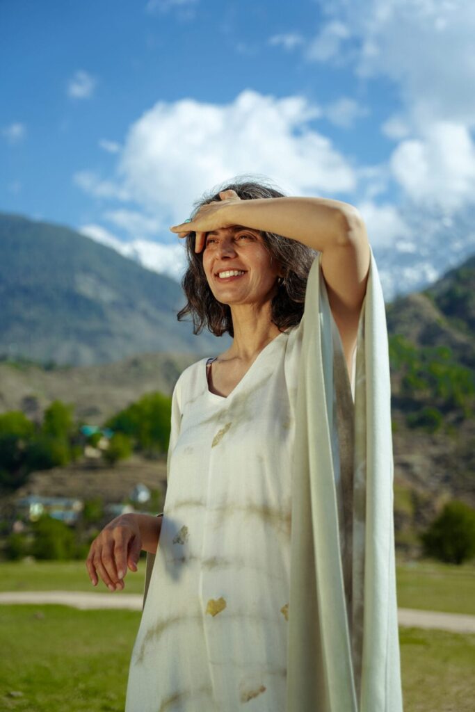 Lotus Silk Kaftan