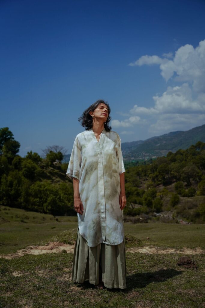 Lotus Silk Kurta