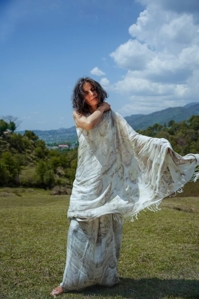 Lotus Silk Saree
