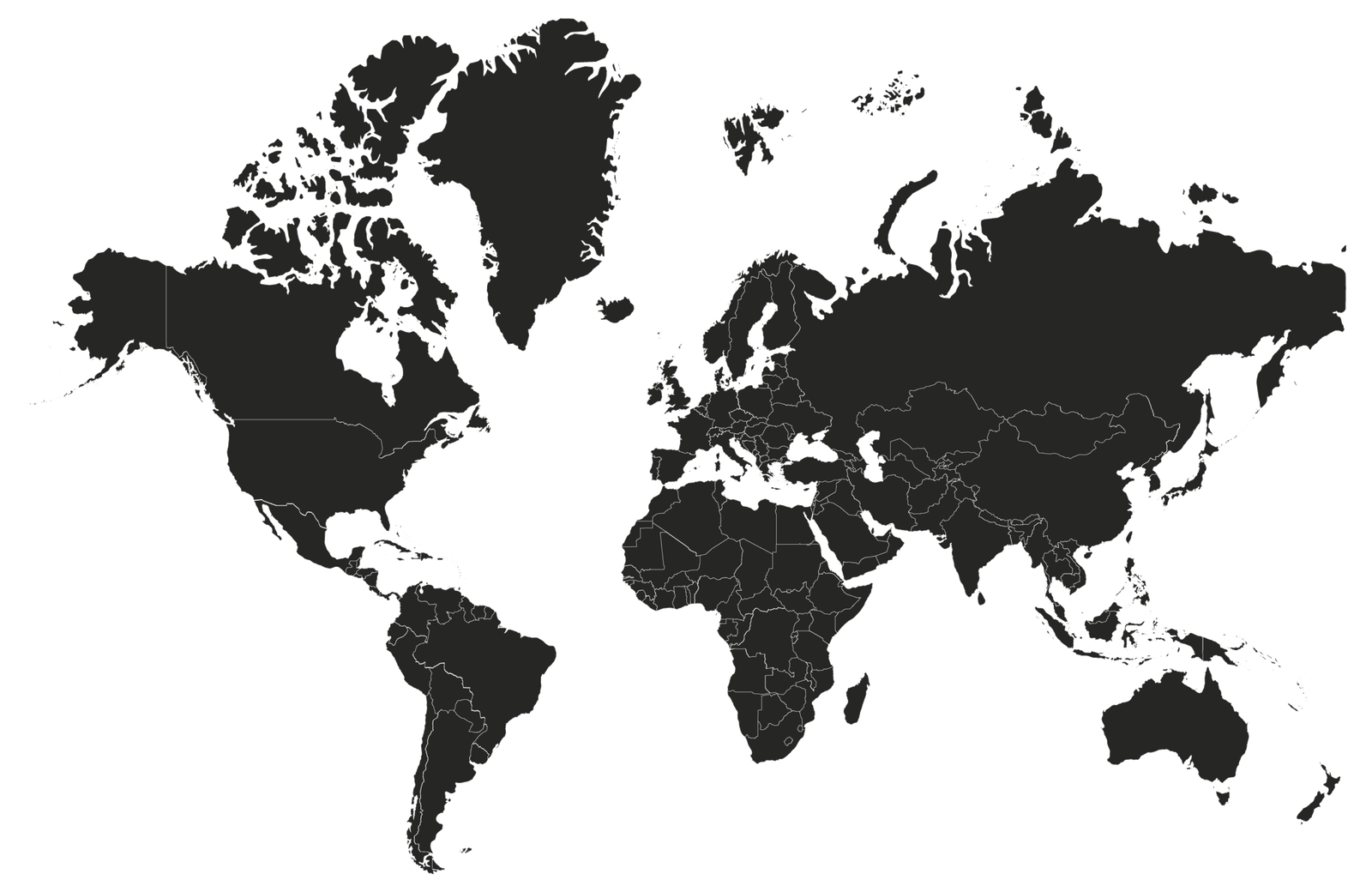 Dotted world map background