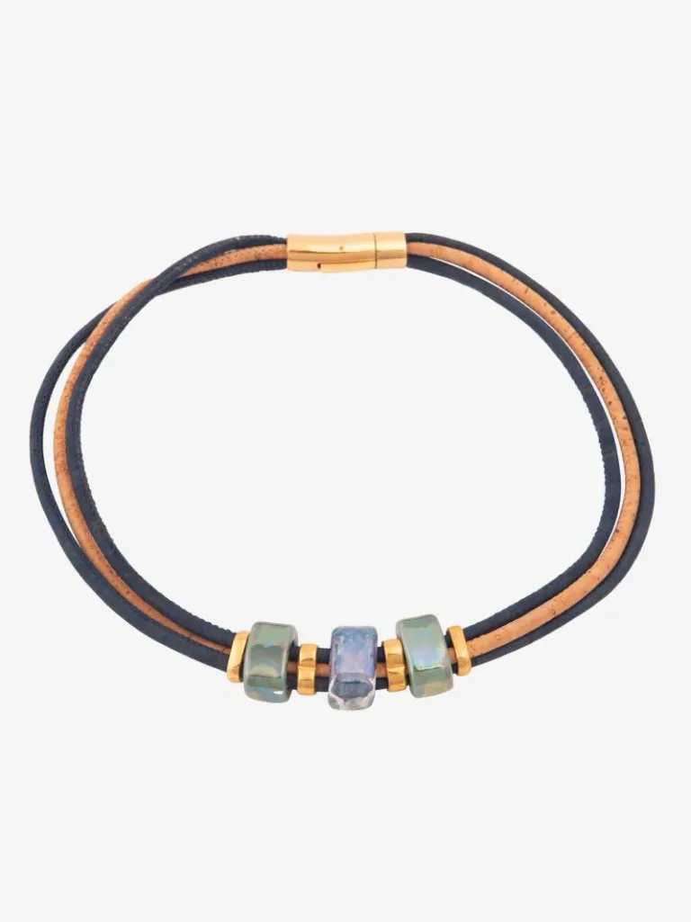 Northern Lights Cork Necklace
