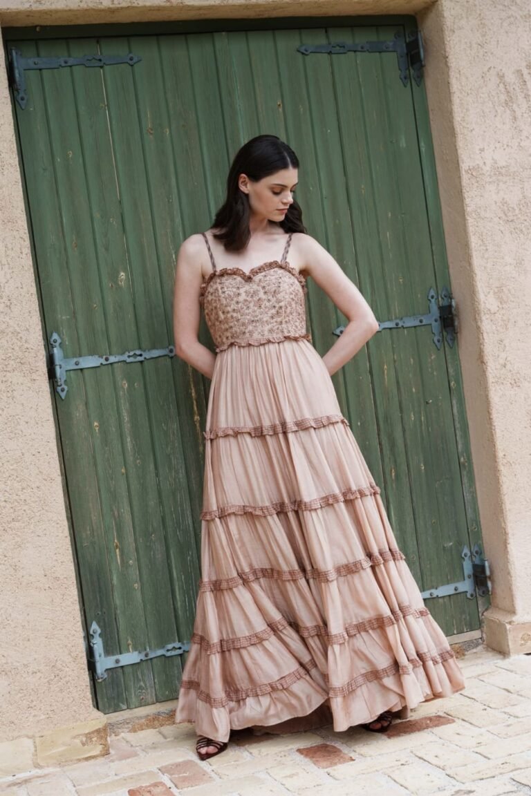 Nude Mul Embroidered Maxi
