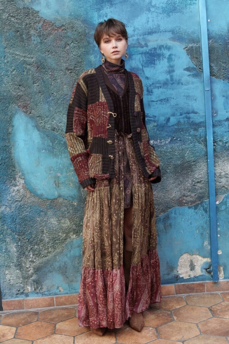 Paisley Patchwork Cardigan