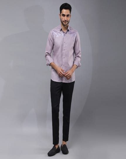 Floral Placement printed shirt.