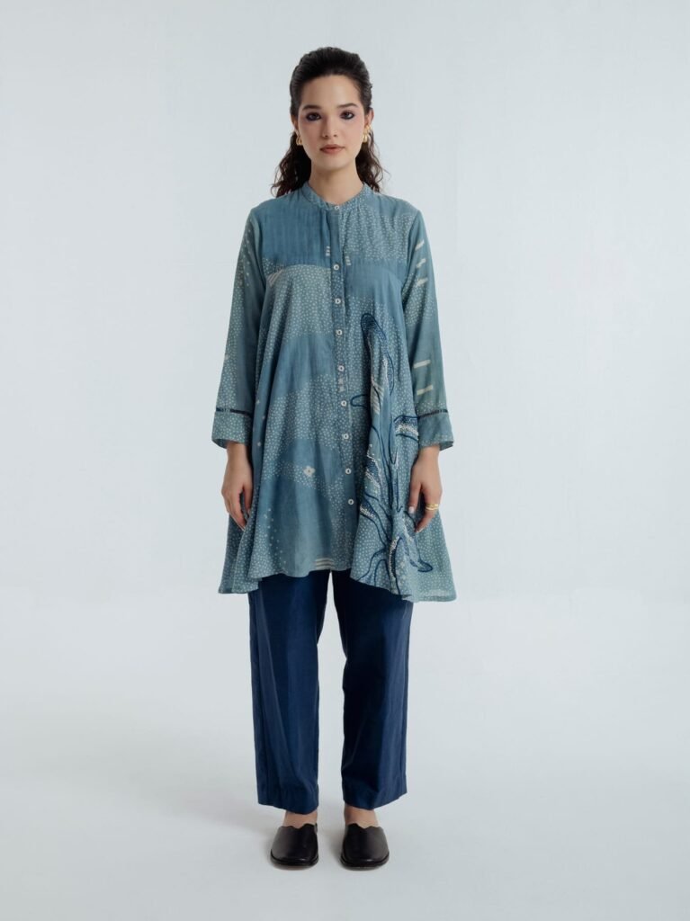 INDIGO SKY FLARE CO-ORD SET