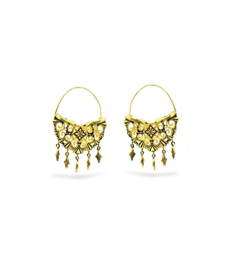 Gold Bali Hoop Earrings