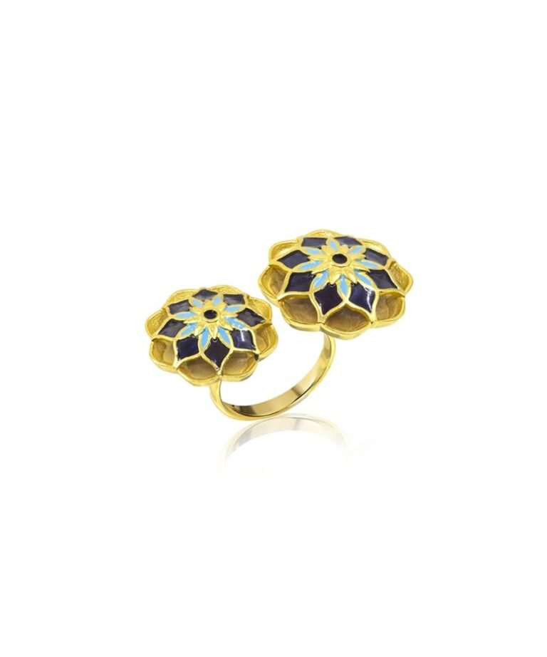 Blue Gold Askim Ring